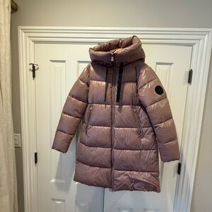 SAVE THE DUCK Mauve Puffer Jacket